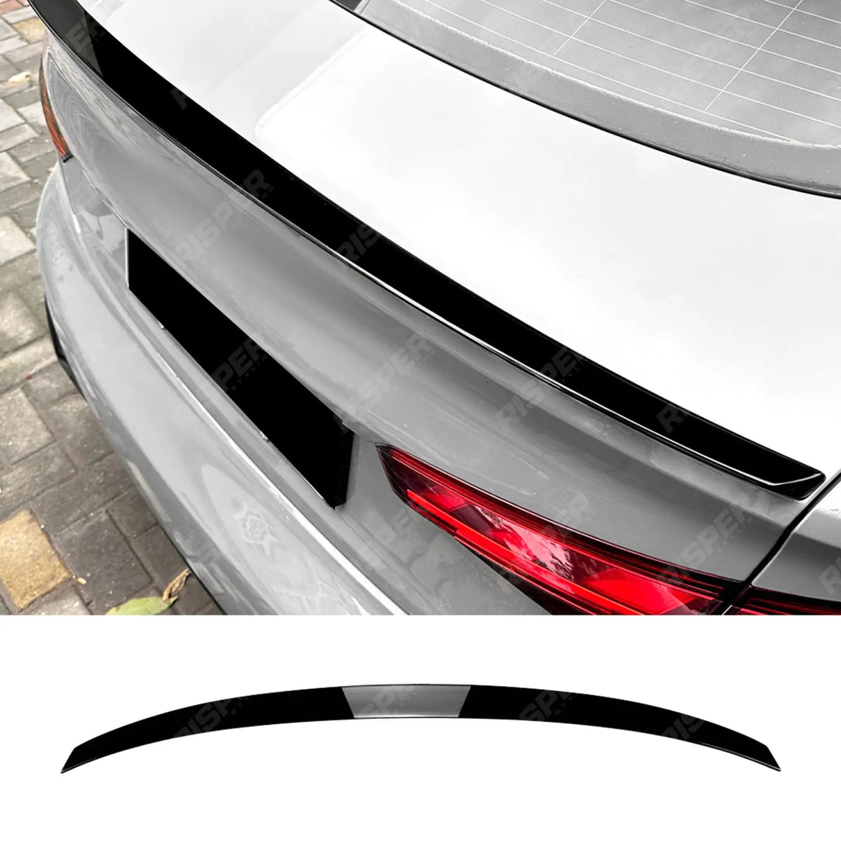 Rear Boot Spoiler in Gloss Black For Audi A5 S5 F5 2017-2020 Sportback - Rear Spoilers