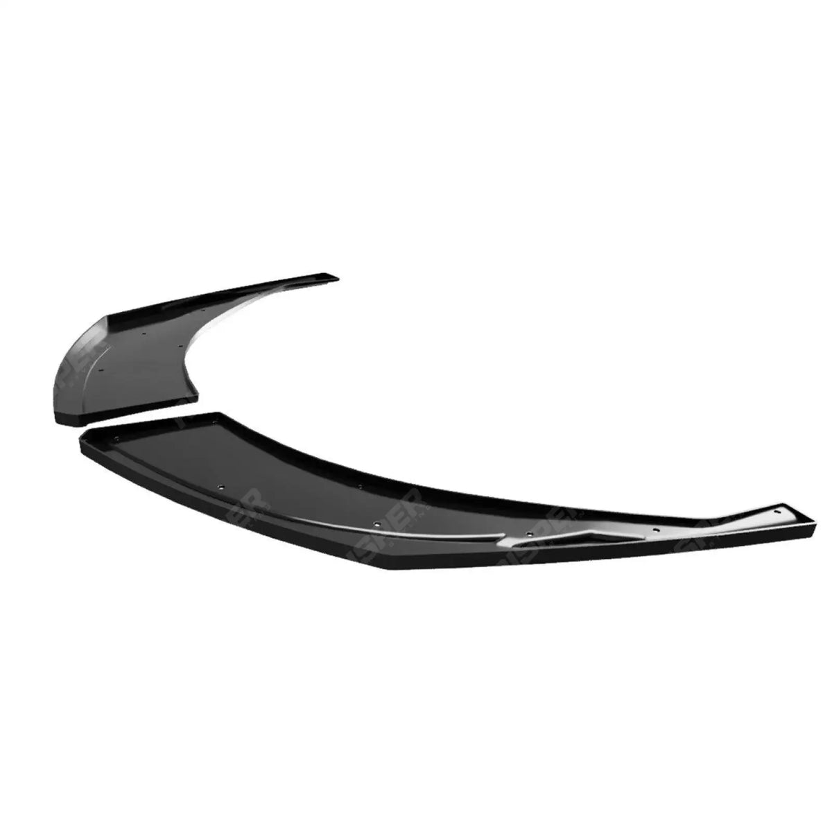 Audi Q8 S - LINE 2018 on Gloss Black Rear Bumper Corner Splitters