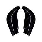 BMW 1 SERIES F40 M SPORT 2019-2024 REAR BUMPER CORNER SPLITTERS IN GLOSS BLACK Rear Side Splitters