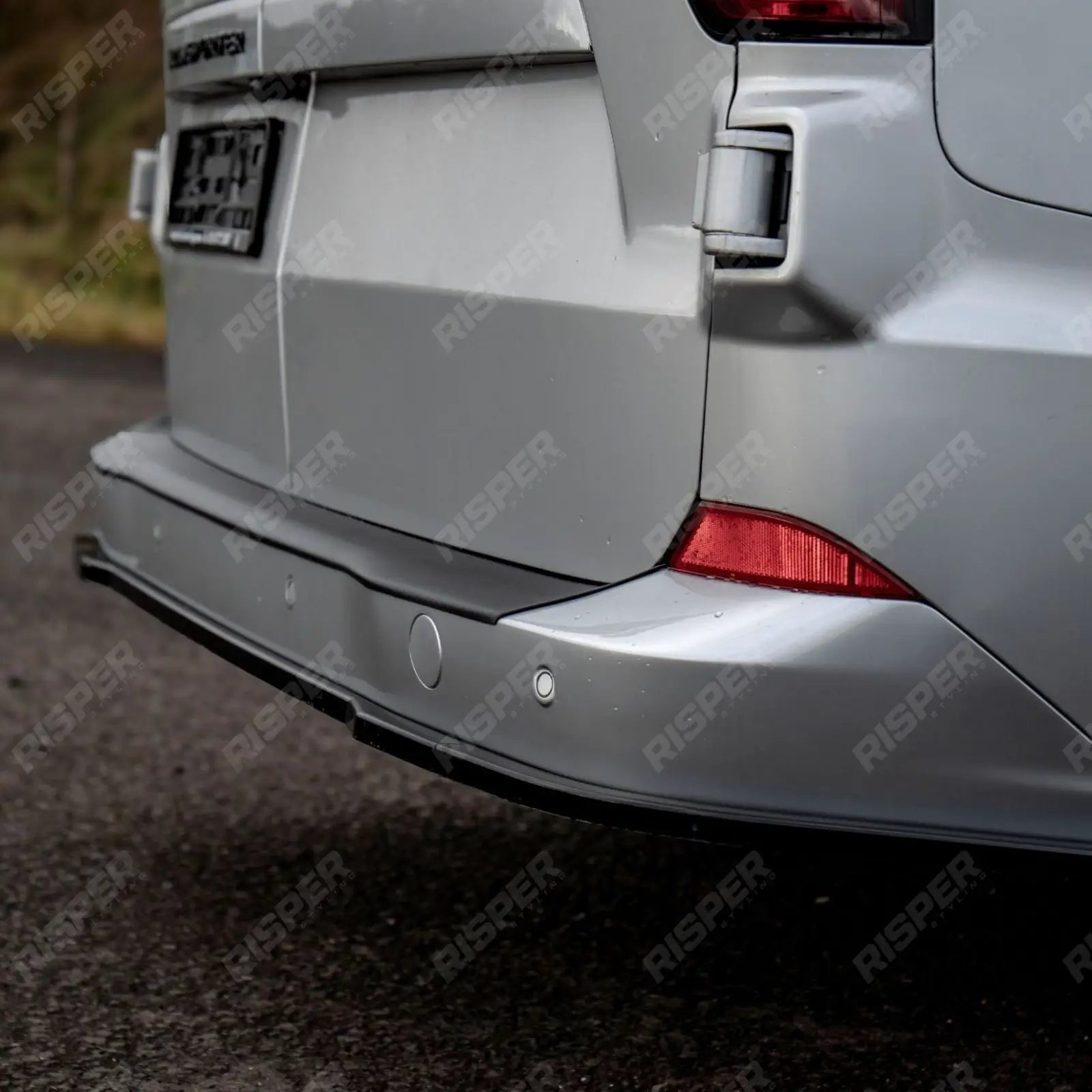 Volkswagen Transporter T7 2025+ Rear Bumper Protector Black Matte Texture Bumper Protector