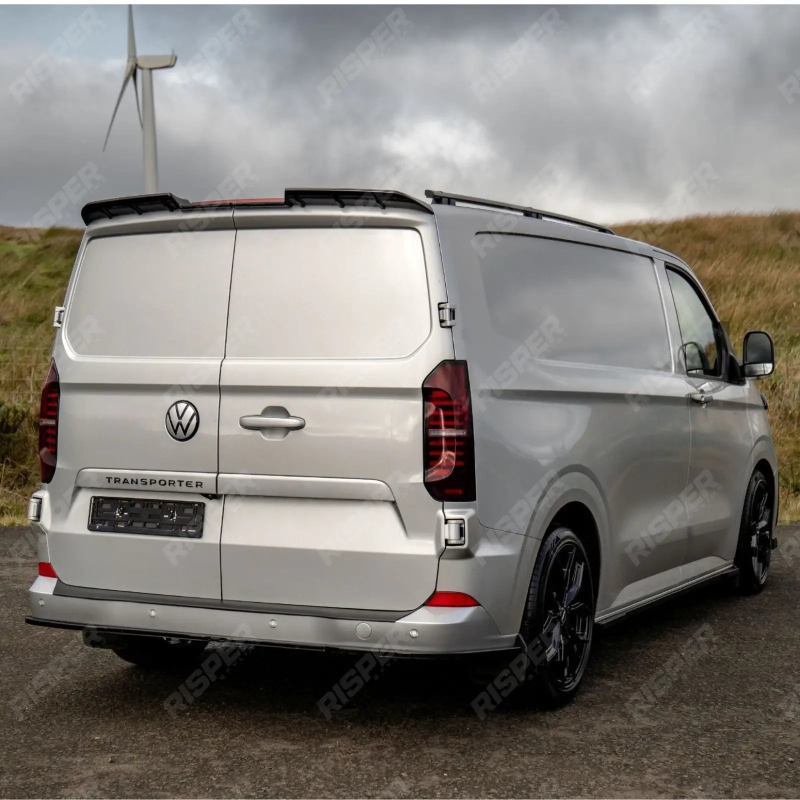 Volkswagen Transporter T7 2025+ Rear Bumper Protector Black Matte Texture Bumper Protector