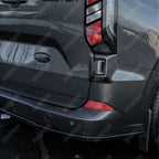 Ford Transit Custom MK2 2024 On Rear Bumper Splitter In Gloss Black 3 Piece Rear Bumper Splitters
