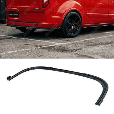 Rear Bumper Splitter In Gloss Black For Ford Transit Custom Mk1 Facelift 2017-2023 - Rear Bumper Splitters