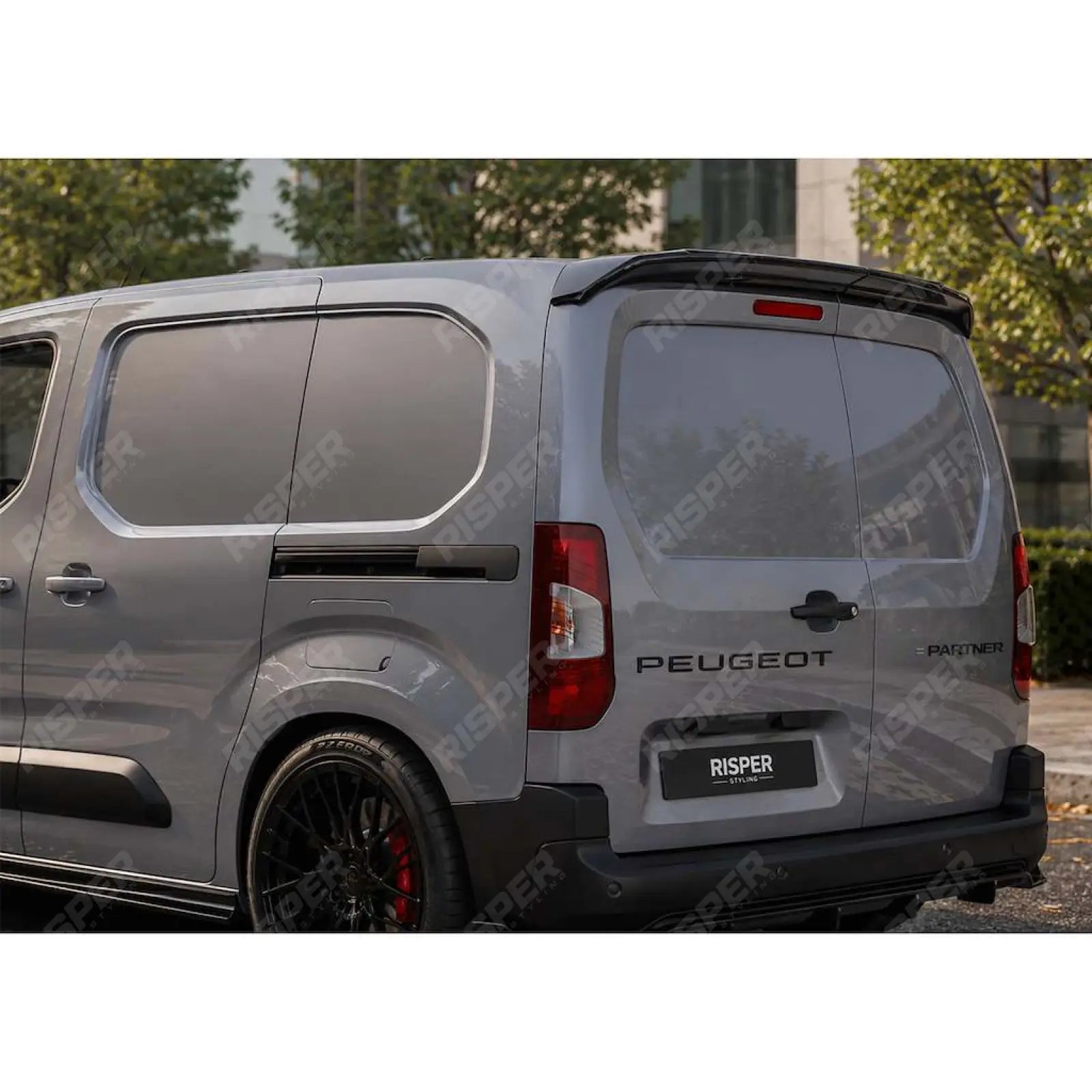 Rear Bumper Splitter in Gloss Black For Peugeot Partner / Citroen Berlingo 2023+ Secondary image