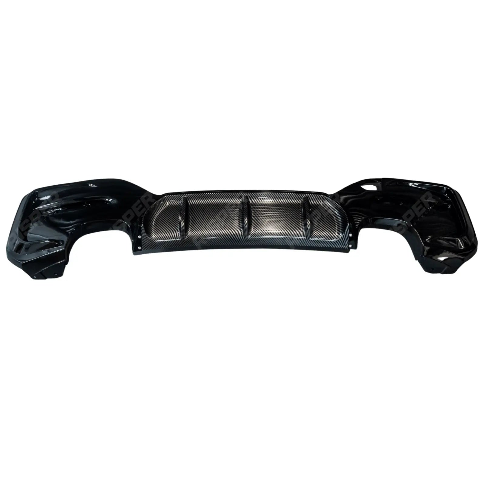 Rear Diffuser 00___00 In Carbon Look For BMW 1 Series F20 M Sport LCI 2015-2019 Secondary image