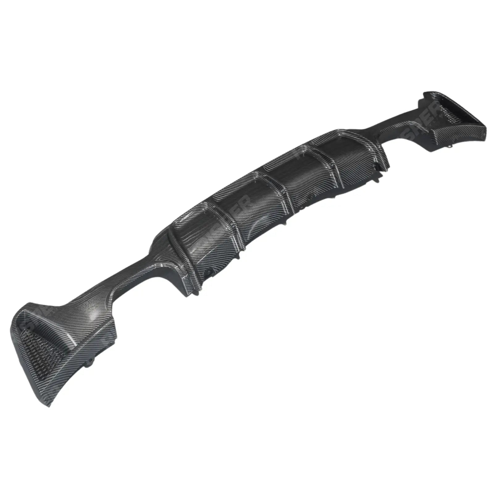 Rear Diffuser 00__00 In Carbon Look For Bmw 4 Series F32 F36 M Sport 2014-2020 Secondary image