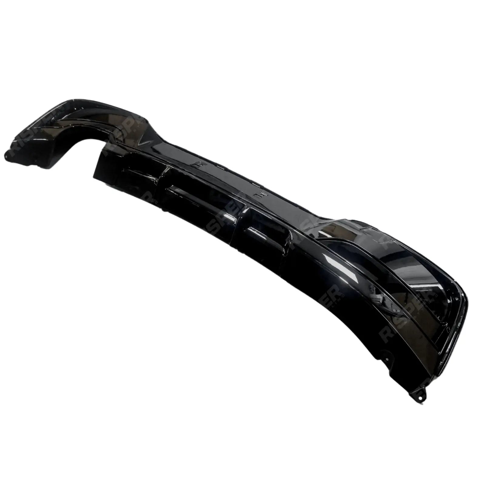 Bmw 1 Series F20 M Sport Pre Lci 2012 - 2015 Rear Diffuser 00__ In Gloss Black Main image
