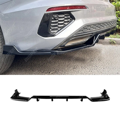 Rear Diffuser in Gloss Black For Audi A3 8y 2020 on Saloon - Diffuser