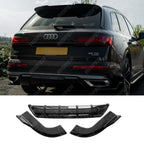 Rear Diffuser in Gloss Black For Audi Q7 S-line 2019+ - Diffuser