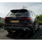 Rear Diffuser in Gloss Black For Audi Q7 S-line 2019+ - Diffuser