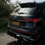 Rear Diffuser in Gloss Black For Audi Q7 S-line 2019+ - Diffuser