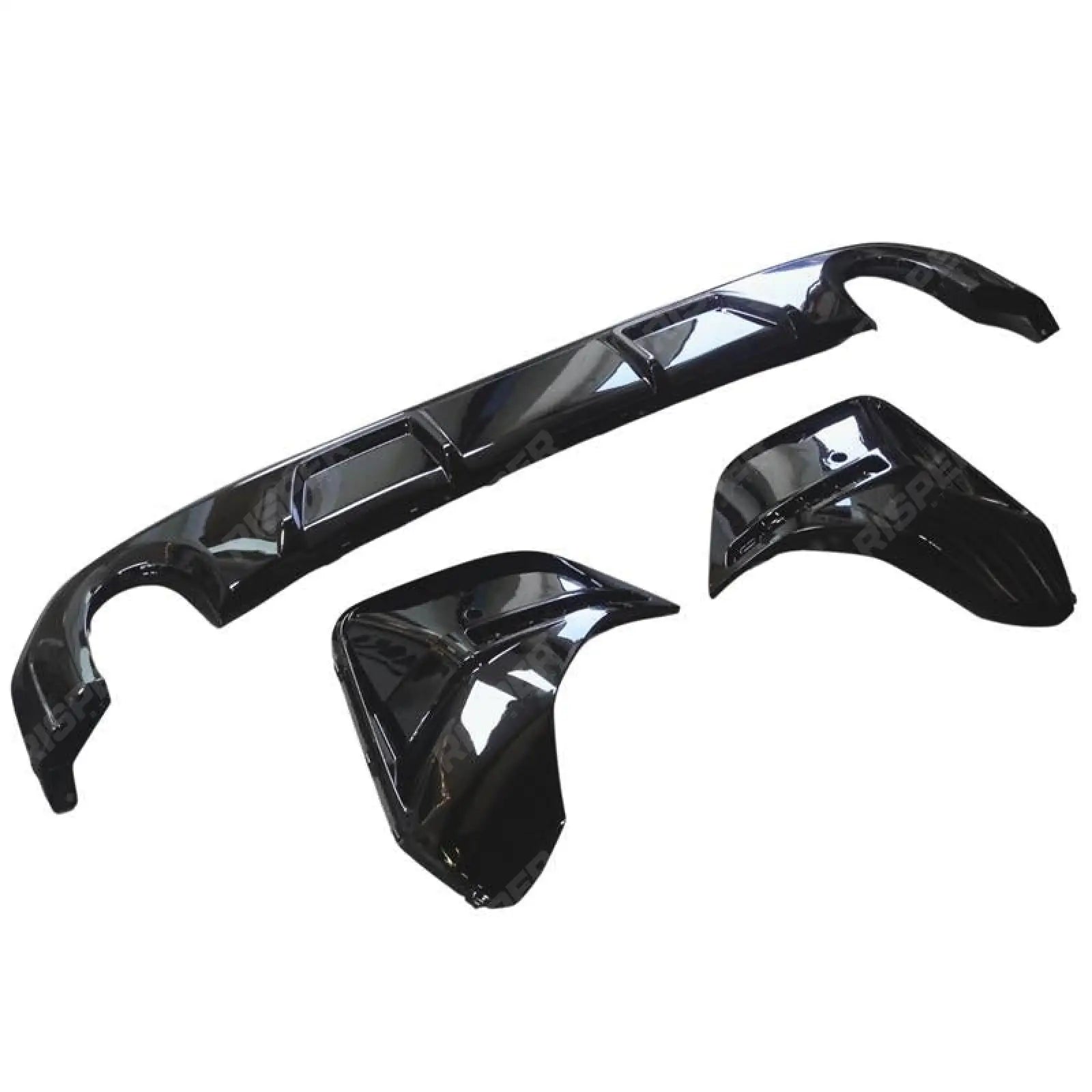 BMW 4 Series G26 M Sport MP Rear Diffuser In Gloss Black Main image