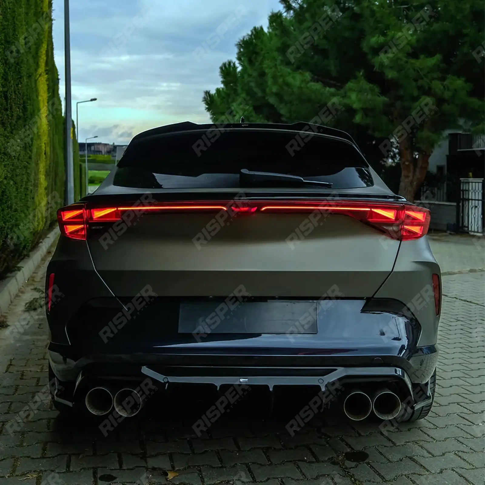 Cupra Formentor MK1 Facelift 2024 On Rear Diffuser In Gloss Black Diffuser