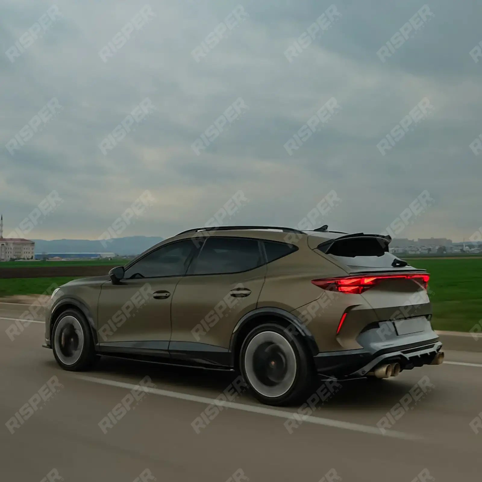 Cupra Formentor MK1 Facelift 2024 On Rear Diffuser In Gloss Black Diffuser