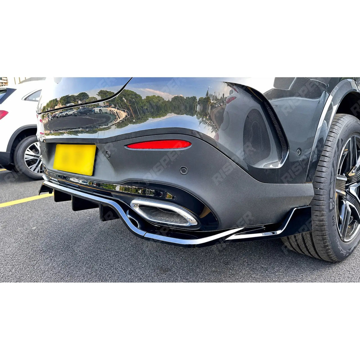 Rear Diffuser in Gloss Black For Mercedes Glc Coupe C254 2023 on - Diffuser