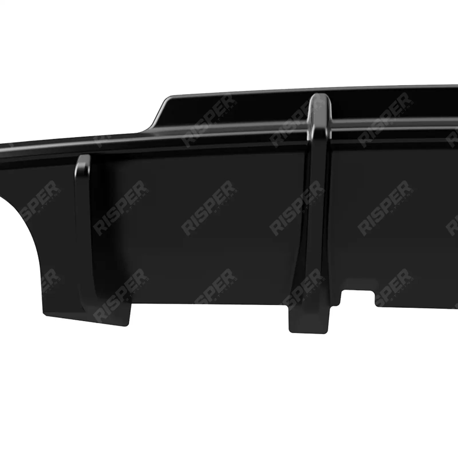 Rear Diffuser in Gloss Black For Volkswagen Sirocco R 2014-2017 - Diffuser