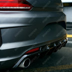 Rear Diffuser in Gloss Black For Volkswagen Sirocco R 2014-2017 - Diffuser