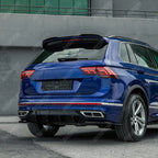 VW Tiguan R-Line 2020-2024 Rear Diffuser In Gloss Black - Diffuser
