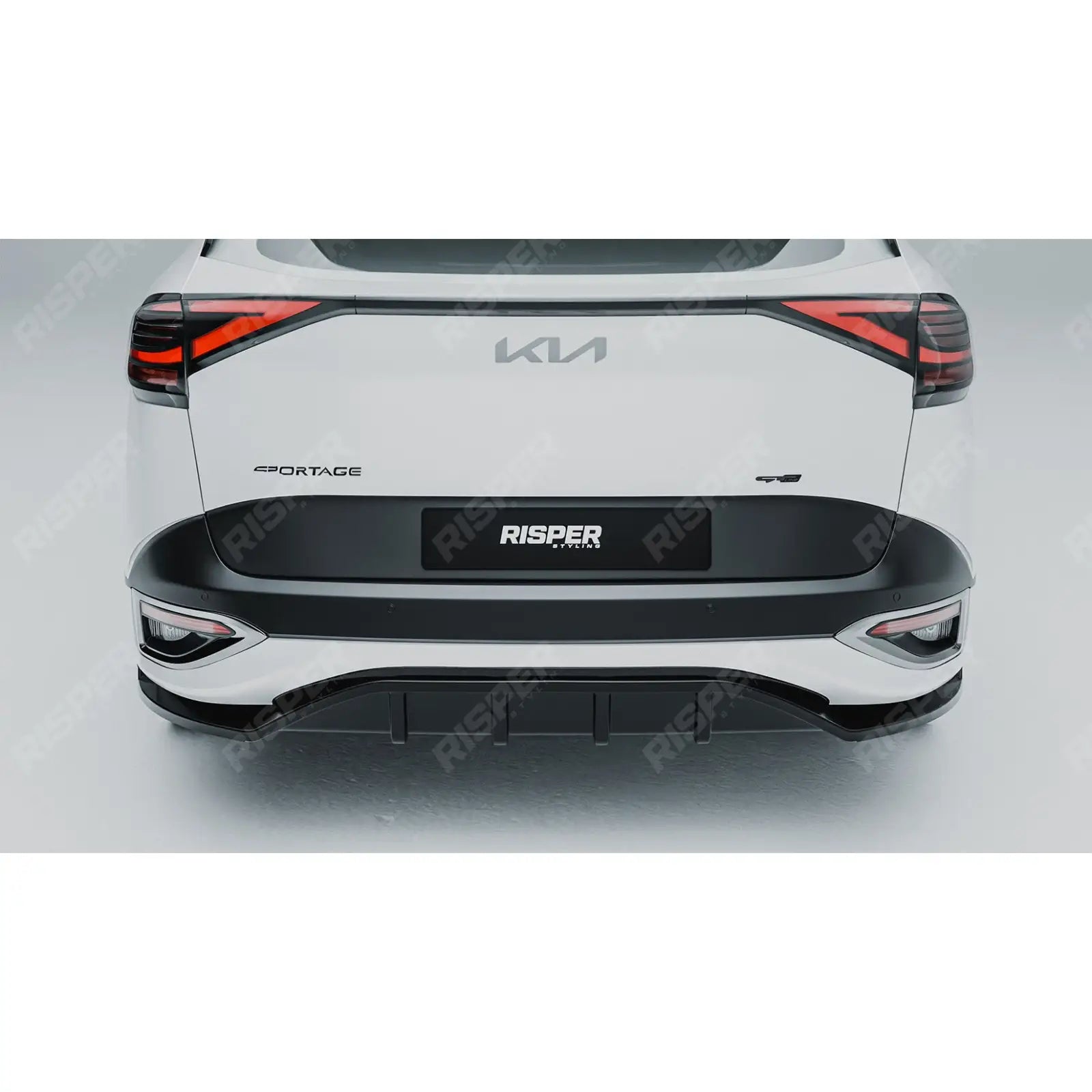Kia Sportage MK5 GT Line 2021-2025 Rear Diffuser & Side Splitters Gloss Black Aero Kit
