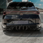 Cupra Leon 2020 On Rear Diffuser In Gloss Black