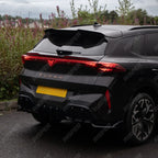Rear Diffuser & Rear Side Splitters In Gloss Black Cupra Terramar MK1 2025 On - Diffuser
