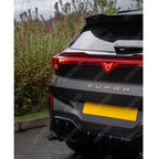 Rear Diffuser & Rear Side Splitters In Gloss Black Cupra Terramar MK1 2025 On - Diffuser