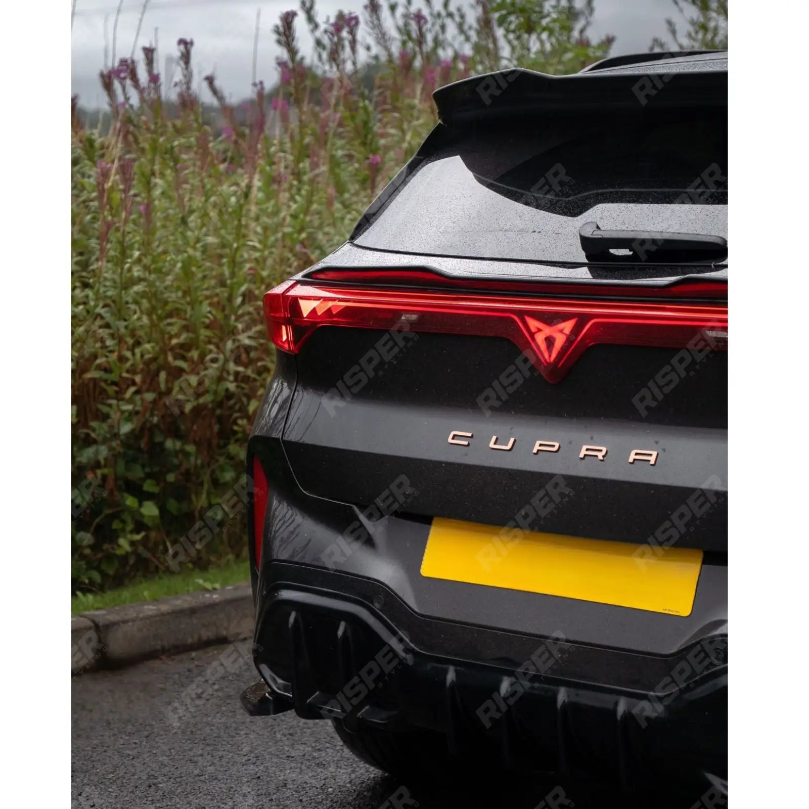 Rear Diffuser & Rear Side Splitters In Gloss Black Cupra Terramar MK1 2025 On - Diffuser