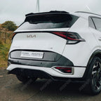 Rear Diffuser & Side Splitters Gloss Black For Kia Sportage MK5 GT Line 2021-2025 - Diffuser