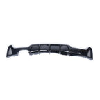 BMW 4 Series M Sport F32 F36 - Gloss Black Rear Diffuser Single Side Dual Tip
