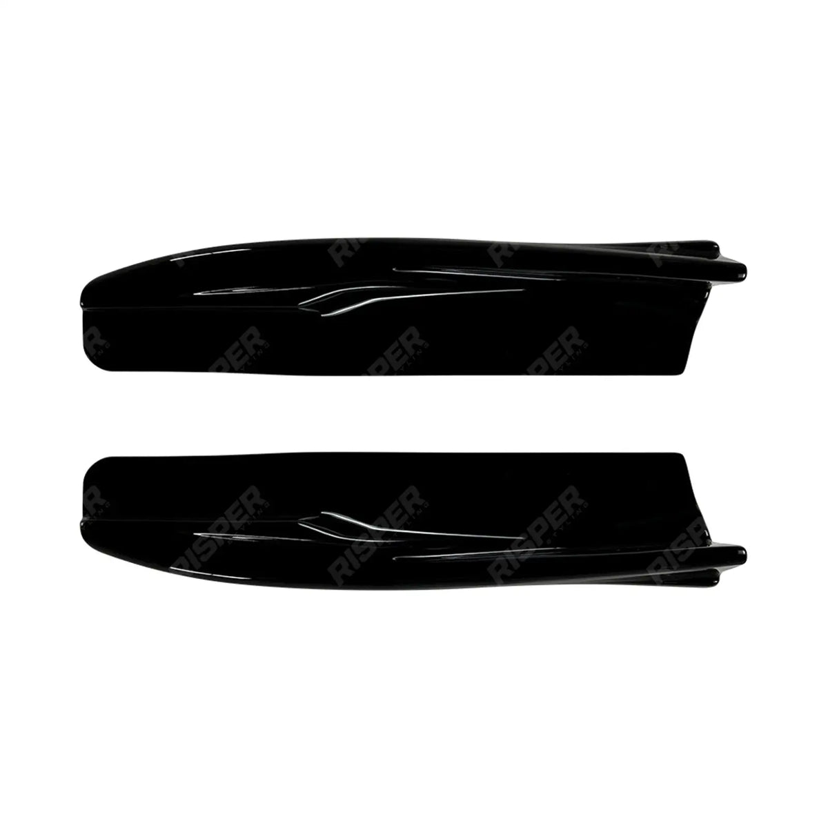Rear End Side Splitters in Gloss Black For Audi A5 S5 F5 Facelift 2021-2024 S LINE - Rear Bumper Splitters Main image