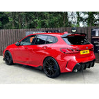BMW 1 Series F40 M Sport 2018 - 2024 Gloss Black Rear Roof Spoiler