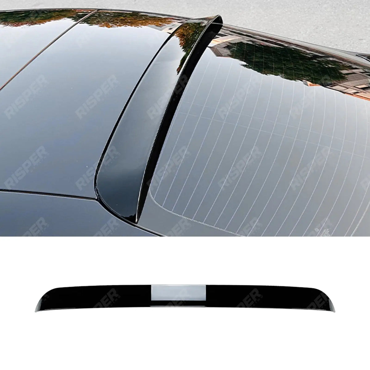 Saloon Rear Roof Spoiler in Gloss For Mercedes E Class W214 2024 On - Rear Spoilers Main image