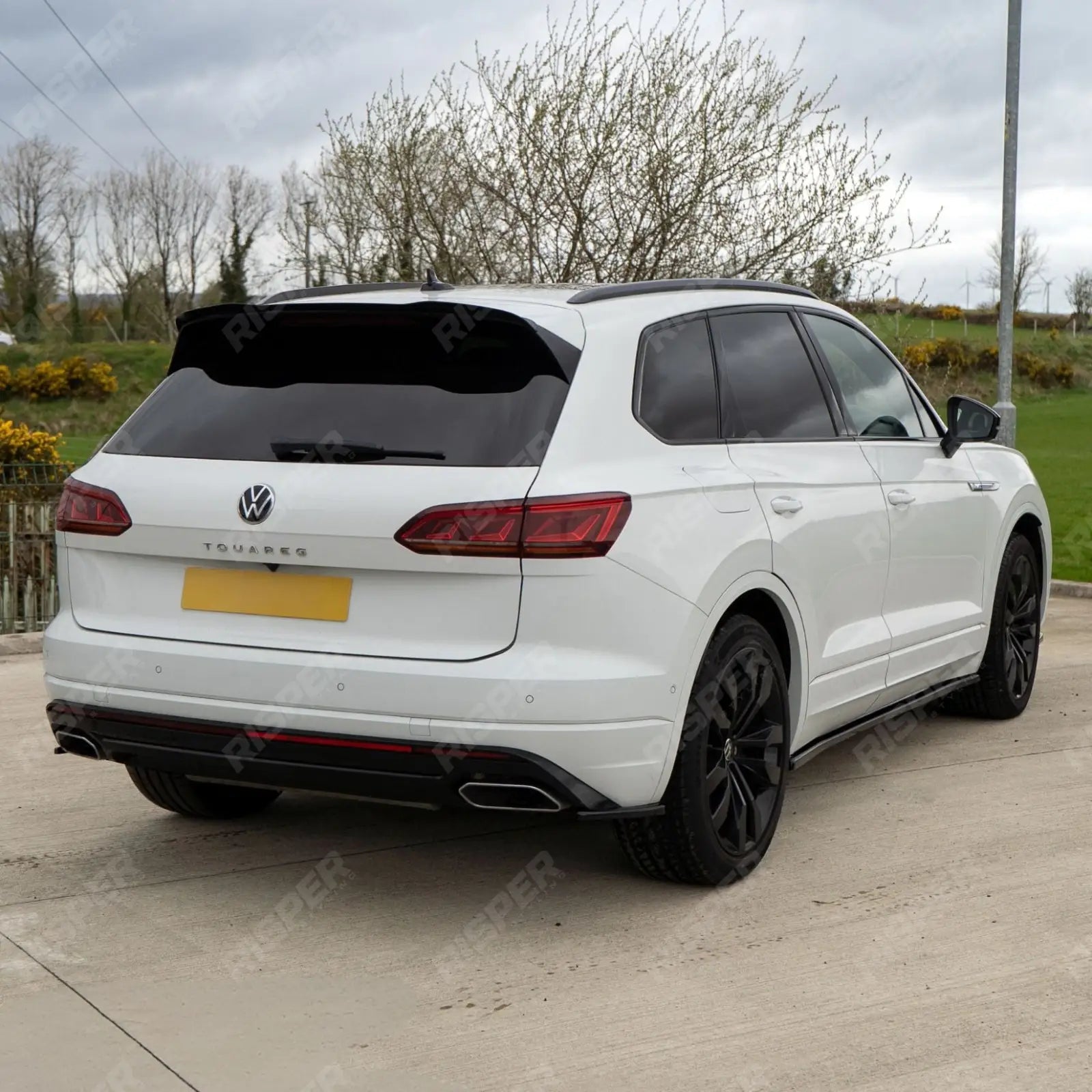 Rear Side Splitters For VW Touareg MK3 R-Line 2018+ - Rear Bumper Splitters