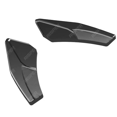 Audi A3 8y 2025 on S-line / S3 Sportback Rear Side Splitters in Gloss Black - Rear Bumper Splitters