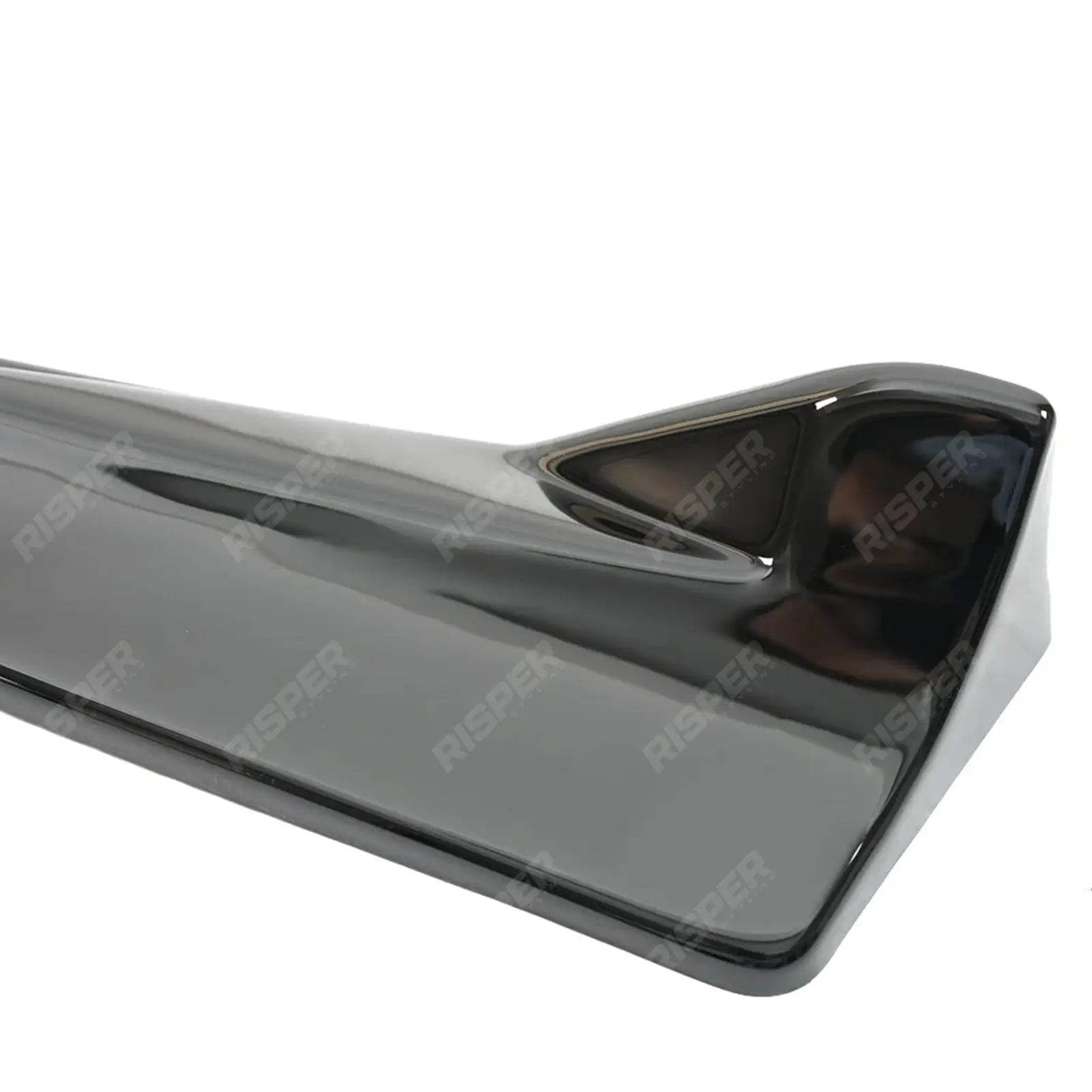 Mercedes Cla45 C118 2019-2023 Rear Side Splitters in Gloss Black - Rear Bumper Splitters