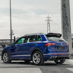 Vw Tiguan R - Line 2020 - 2024 Rear Side Splitters In Gloss Black