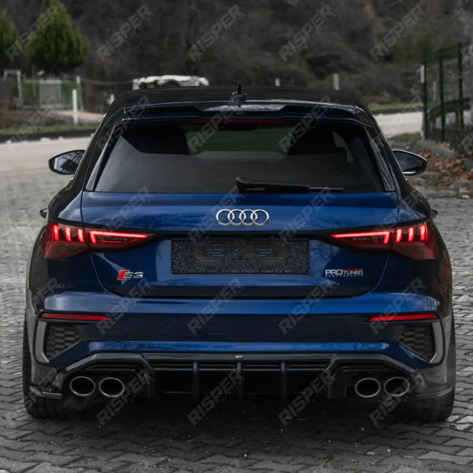 Rear Spoiler In Gloss Black For Audi S3/RS3/A3 S-Line 8Y 2020+ Secondary image