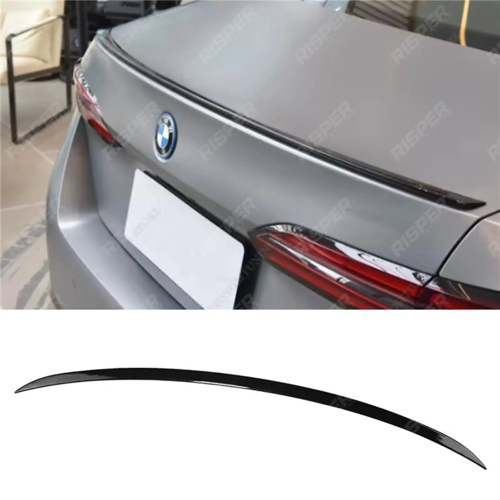 Bmw 5 Series G60 2024 On M Sport Rear Spoiler In Gloss Black Main image