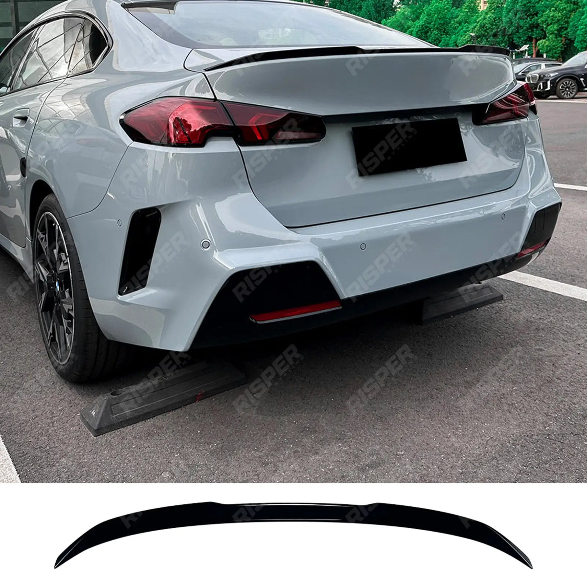 Rear Spoiler in Gloss Black For BMW F74 2 Series Grand Coupe 2025 on Mp - Rear Spoilers Main image