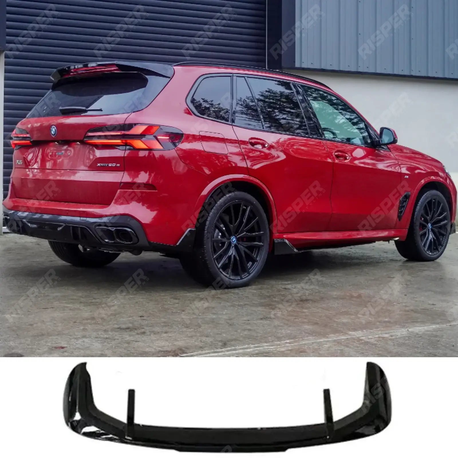 BMW X5 G05 LCI M Sport 2023+ Rear Spoiler In Gloss Black Spoiler Main image