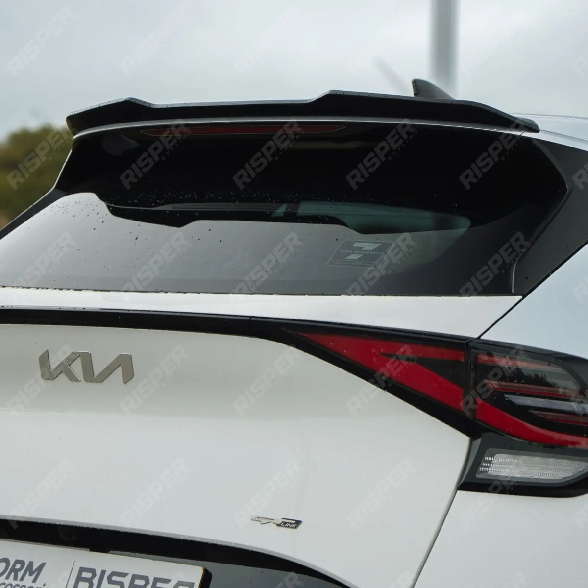 Rear Spoiler In Gloss Black For Kia Sportage MK5 GT Line 2021-2025 - Rear Spoilers
