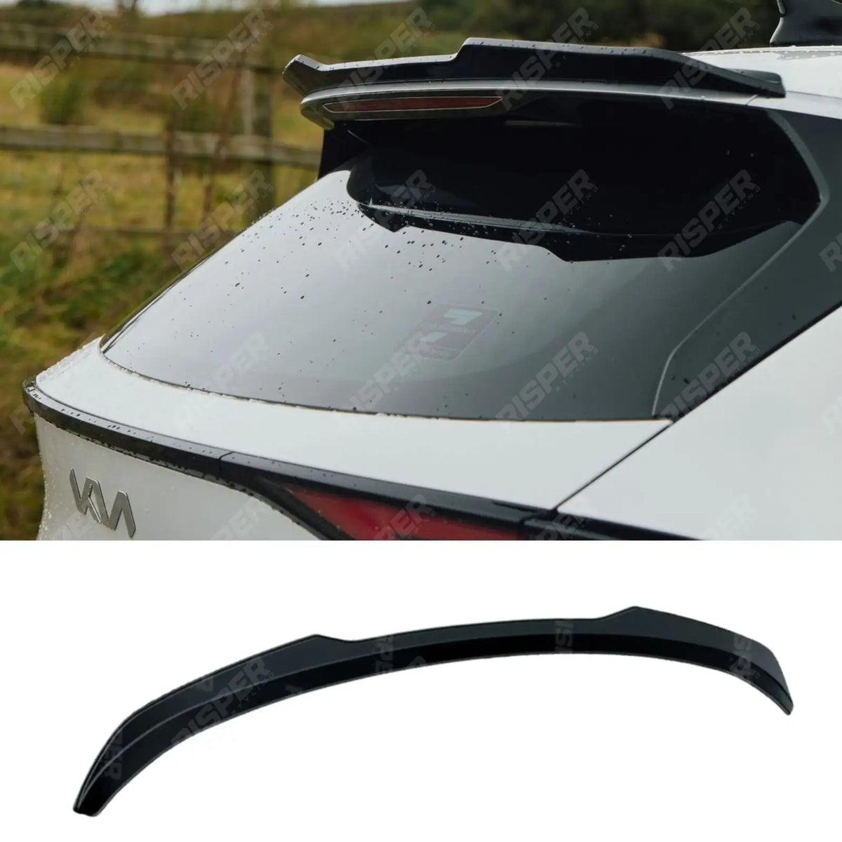 Rear Spoiler In Gloss Black For Kia Sportage MK5 GT Line 2021-2025 - Rear Spoilers Main image