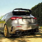 Mercedes A45 W177 2019-2023 & Facelift 2023 on Rear Spoiler in Gloss Black - Rear Spoilers