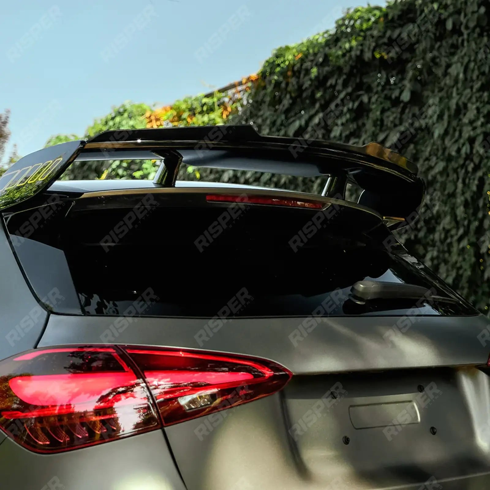 Mercedes A45 W177 2019-2023 & Facelift 2023 on Rear Spoiler in Gloss Black - Rear Spoilers