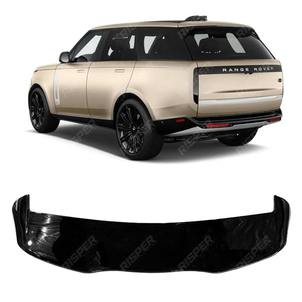 Range Rover Without Rear Spoiler Rear Spoiler In Gloss Black For Range Rover Vogue 2023 on – RisperStyling