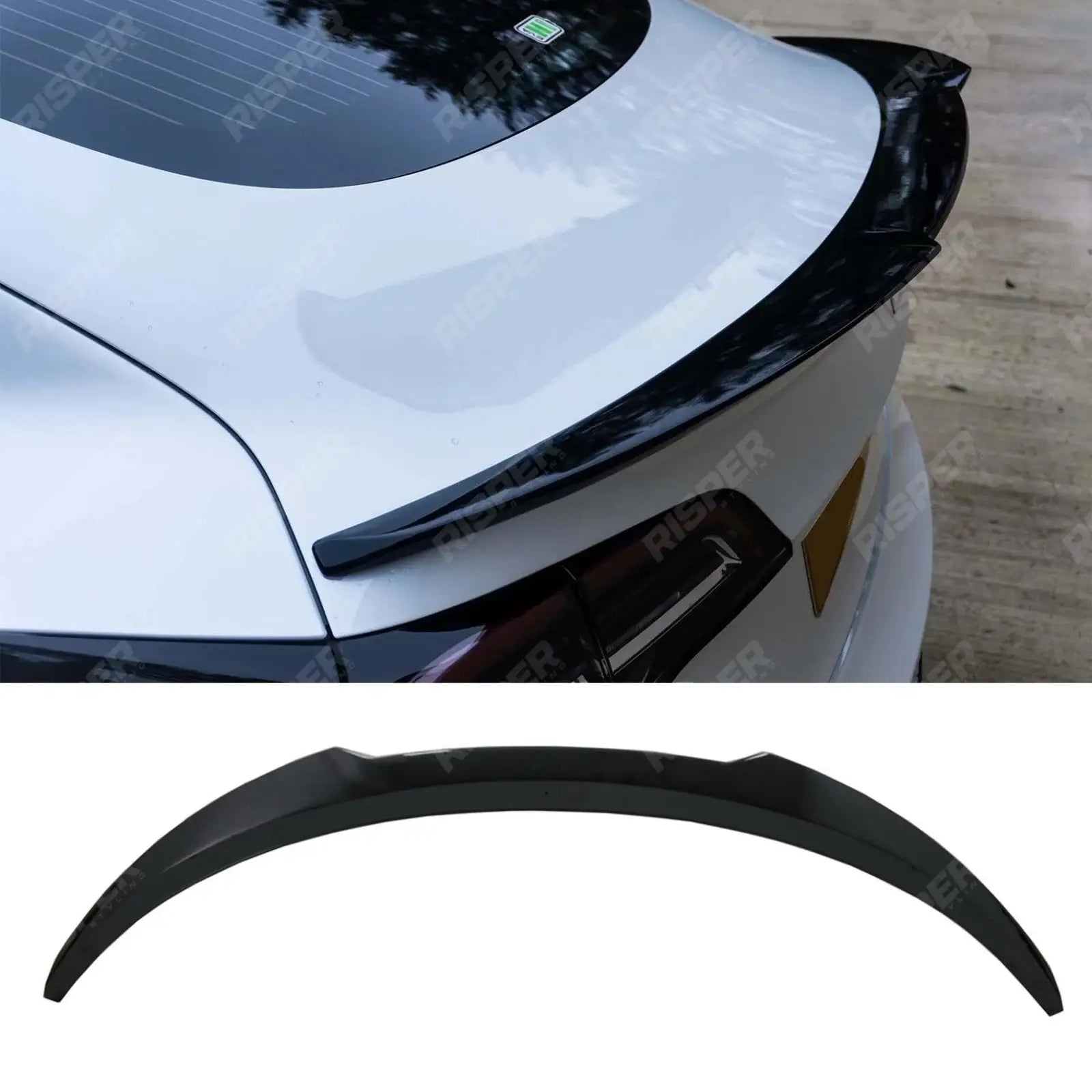Tesla Model 3 2018 - 2023 Rear Spoiler In Gloss Black Main image