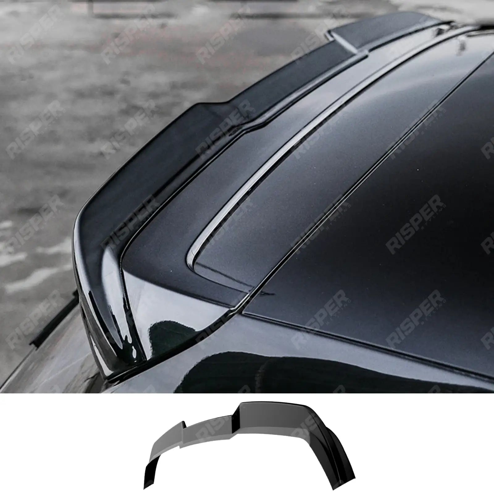 Volkswagen Polo Gti Mk5 2009-2014 Rear Spoiler in Gloss Black - Rear Spoilers Main image