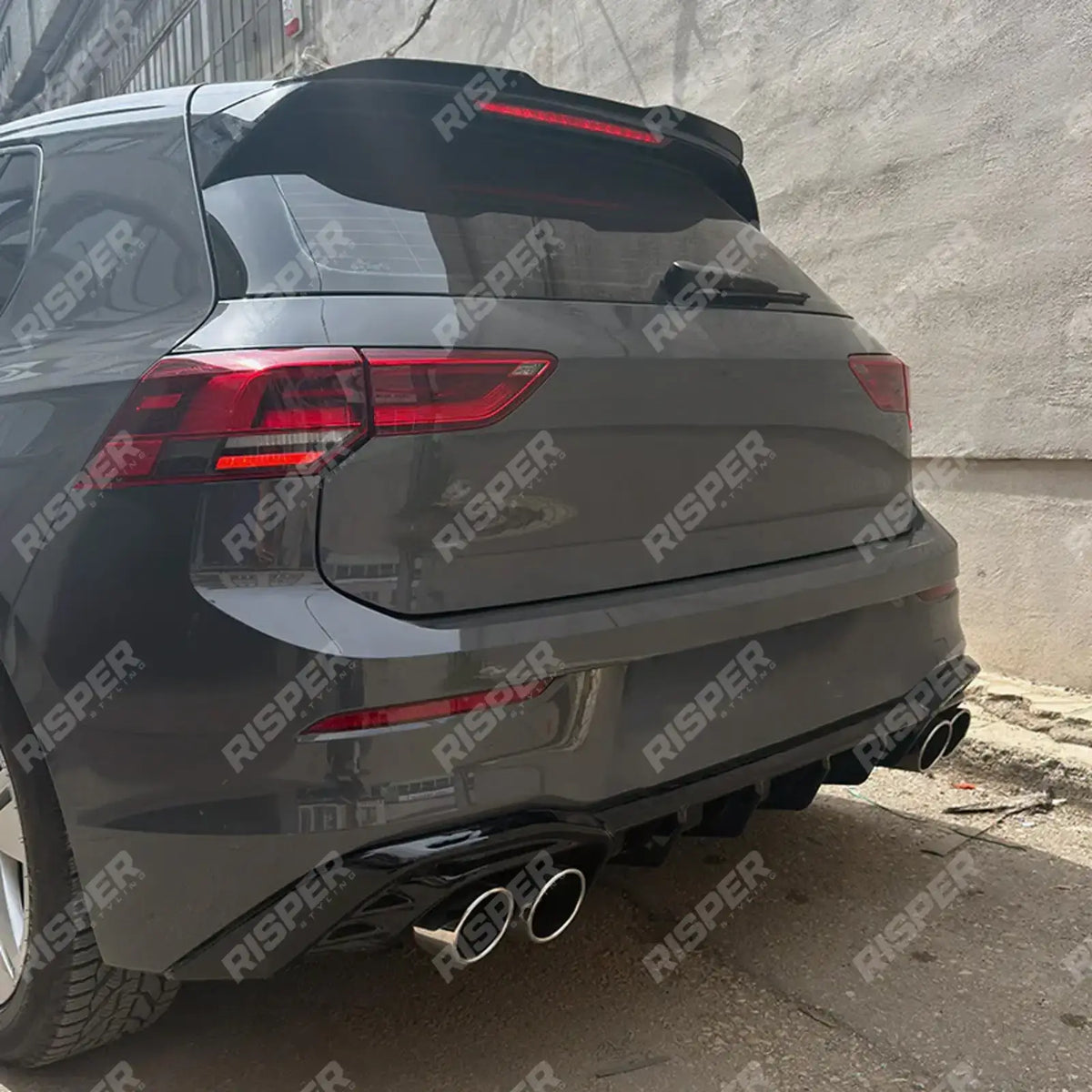 Vw Golf Mk8 2019-2024 Standard Complete Body Kit in Gloss Black - Body Kit