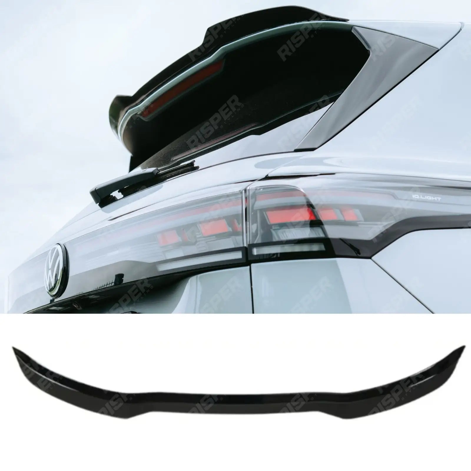 Rear Spoiler In Gloss Black For VW Tiguan R-Line MK3 2024 On - Rear Spoilers Main image