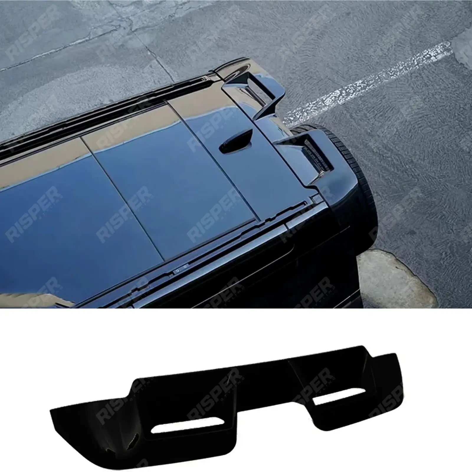 Landrover Defender L663 2020 ON - Rear Spoiler V.3 - Gloss Black Main image